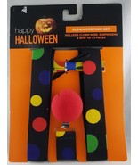 Happy Halloween Clown Costume Set 3 Pieces - $271.05 MXN