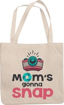 Make Your Mark Design Mom&#39;s Gonna Snap Cute Pun Reusable Tote Bag For A Mom, Mot - £17.48 GBP