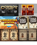 Cowboy Fonts 300+ Bundle Vintage Victorian Ornaments Instant Digital Dow... - $8.21 CAD