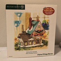 Department 56 Alpine Weihnachten Glashutte Glass Ornament Factory 56234 Vintage - $94.05