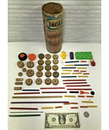 Vintage The Original Tinkertoy Junior Architect Building Learning Toy Wo... - $47.33 CAD
