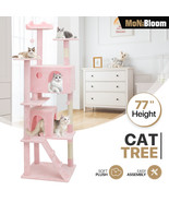 77&quot; Big Cat Tree Condo Tower Large Kitten Playing House Center Activity ... - £129.48 GBP