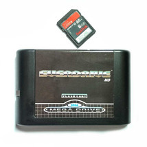 Sega MegaDrive/Genesis EverDrive MD Game Cartridge+8GB SD Card - $65.00