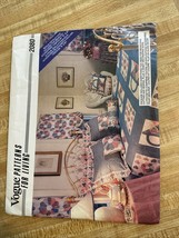 Vogue Patterns For Living #2080 Bedroom: Duvet Cover/Dust Ruffle/Pillows... - $92.85 MXN
