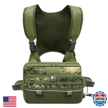 Fishing Chest Pack Fly Fishing Bag Tackle Fly Boxes Storage Hunting Bino... - $54.18