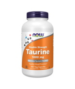 Now Foods Taurine Double Strength 1 000 mg 250 Veg Capsules GMP - $25.60 CAD