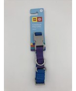 New LEGO Colorblock Dog Collar Sz Medium Breed Blue/Purple Target - £7.79 GBP