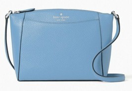 Kate Spade Monica Crossbody Sky Blue Pebbled Leather WKR00258 NWT $279 Retail FS - £79.10 GBP