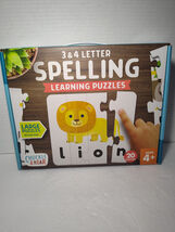 Chuckle &amp; Roar 3 &amp; 4 Letter Spelling Learning Puzzles KIDS FUN - USED 1 ... - $7.90