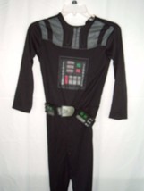 Star Wars darth vadar Costume Rubies 2005 Y2K Halloween Jumpsuit M 7-8 c... - £10.05 GBP