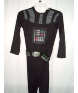 Star Wars darth vadar Costume Rubies 2005 Y2K Halloween Jumpsuit M 7-8 c... - $12.86