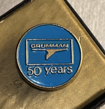 Grumman 50 Year Anniversary Lapel Pin Vintage Rare Northrop Aviation - £18.20 GBP