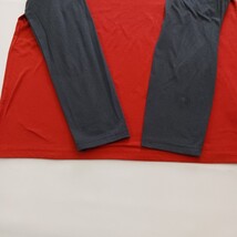 George Crewneck Men's Long Sleeve Orange & Gray Cotton Blend T-Shirt L (42-44) image 11