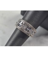 Womens Vintage Estate 14K White Gold Diamond Ring 6.1g E4643 - €898,59 EUR