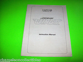 Legendary Wings 1986 Original Video Arcade Game Instruction Manual - £14.84 GBP