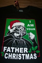 Star Wars Darth Vader I Am Your Father Christmas T-Shirt Small New w/ Tag - £15.82 GBP