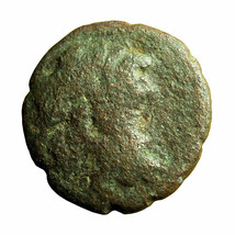 Ancient Greek Coin Akragas ? Sicily AE15mm Zeus or Apollo / Eagle 02844 - £18.69 GBP