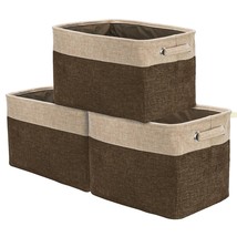 Sorbus Fabric Storage Cubes 15 Inch - Big Sturdy Collapsible Storage Bins with D - £35.96 GBP