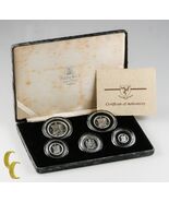 1986 Isle Of Man Platin 1,85 Oz. Proof Set Mit Originaler Box, Etui Und CoA - $72,049.00 MXN