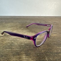 Ray Ban Eyeglasses RB1555 3666 FRAMES ONLY Purple Square Full Rim 48-16-130 - $19.87