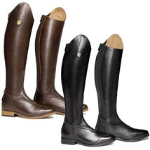 Rider horse riding boots smooth leather knee high boots autumn winter warm high boots 1 thumb200