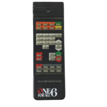 Genuine One For All 6 TV VCR Cable Remote Control URC-4000 Tested Working - £15.73 GBP