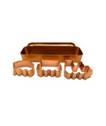 Vintage Copper Train , Chew Chew, Locomotive Cookie cutter Set In Tin - £11.07 GBP