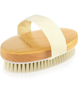 Dry Brushing Body Brush, Natural Bristle Dry Skin Exfoliating Brush Body... - $13.93 CAD