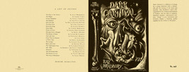 Ray Bradbury -DARK CARNIVAL facsimile dust jacket for 1st UK edition - £25.15 GBP