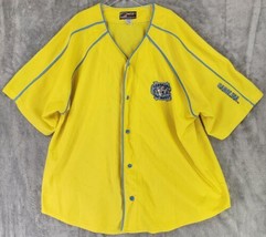 Carolina Tar Heels Match 1 Shirt Mens XXLarge Yellow Blue Grunge College... - £50.52 GBP