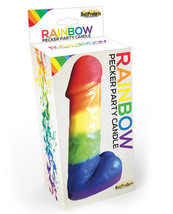 Rainbow Pecker Party Candle - £19.17 GBP