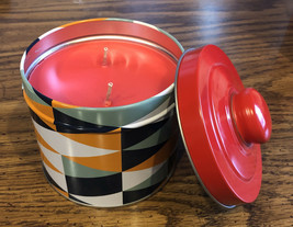 Illume Scented Soy Wax In Tin Candle - Watermelon Twist. 14 oz - 45hr BT. New! - £23.88 GBP
