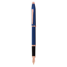 Cross Century ll Translucent Blue & Rose Gold Fountain Pen - Fine - $171.82