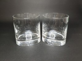 Johnnie Walker Whiskey Rocks Tumbler Glass Heavy Oval Bottom &amp; Round Top... - $49.10