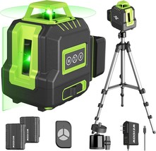 Laser Level with Tripod?360 Self Leveling Cross Line Laser- Green Horizo... - £58.81 GBP