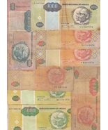 Angola, (Lotto Di 8) Vecchie Emissioni, Banconote Con Difetti/Danni, A33 - $16.55