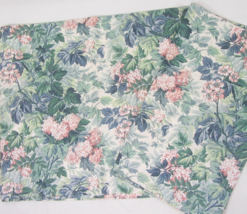Laura Ashley Ashbourne Hydrangea Floral 2-PC 84 x 15 Blouson Valances - $38.00