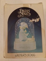 Enesco Precious Moments Winter&#39;s Song Vintage Water Dome No Liquid Inside - £9.40 GBP