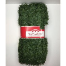 Holiday Time 50&#39; Non-Lit Soft Garland Pine Christmas Home Decor Indoor Outdoor - £31.96 GBP