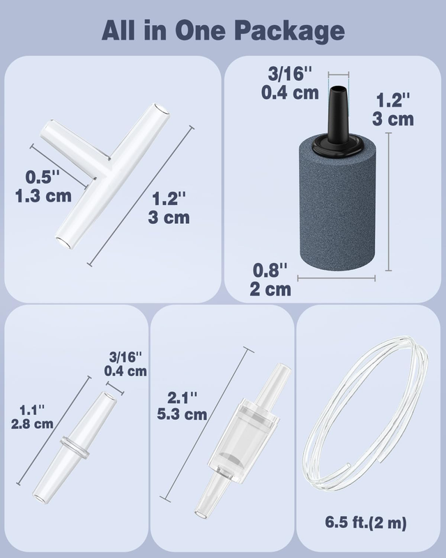 Pawfly Aquarium Air Pump Oxygen Pump for 10-200 Gallon Fish Tanks Buckets Dual O Item image 6