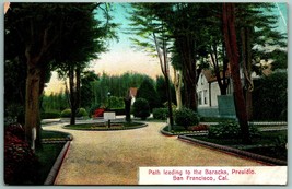 Path Leading to Barracks Presidio San Francisco California CA UNP DB Postcard J3 - $6.88