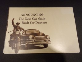 Announcing the New Car that&#39;s Built for Doctors 1951 Nash Sales Brochure - $67.48