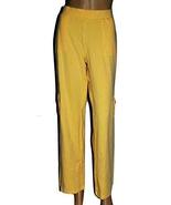Style &amp; Co. Sports Women&#39;s Stretch Cargo Pants Lemon Twist Size Medium - £19.77 GBP