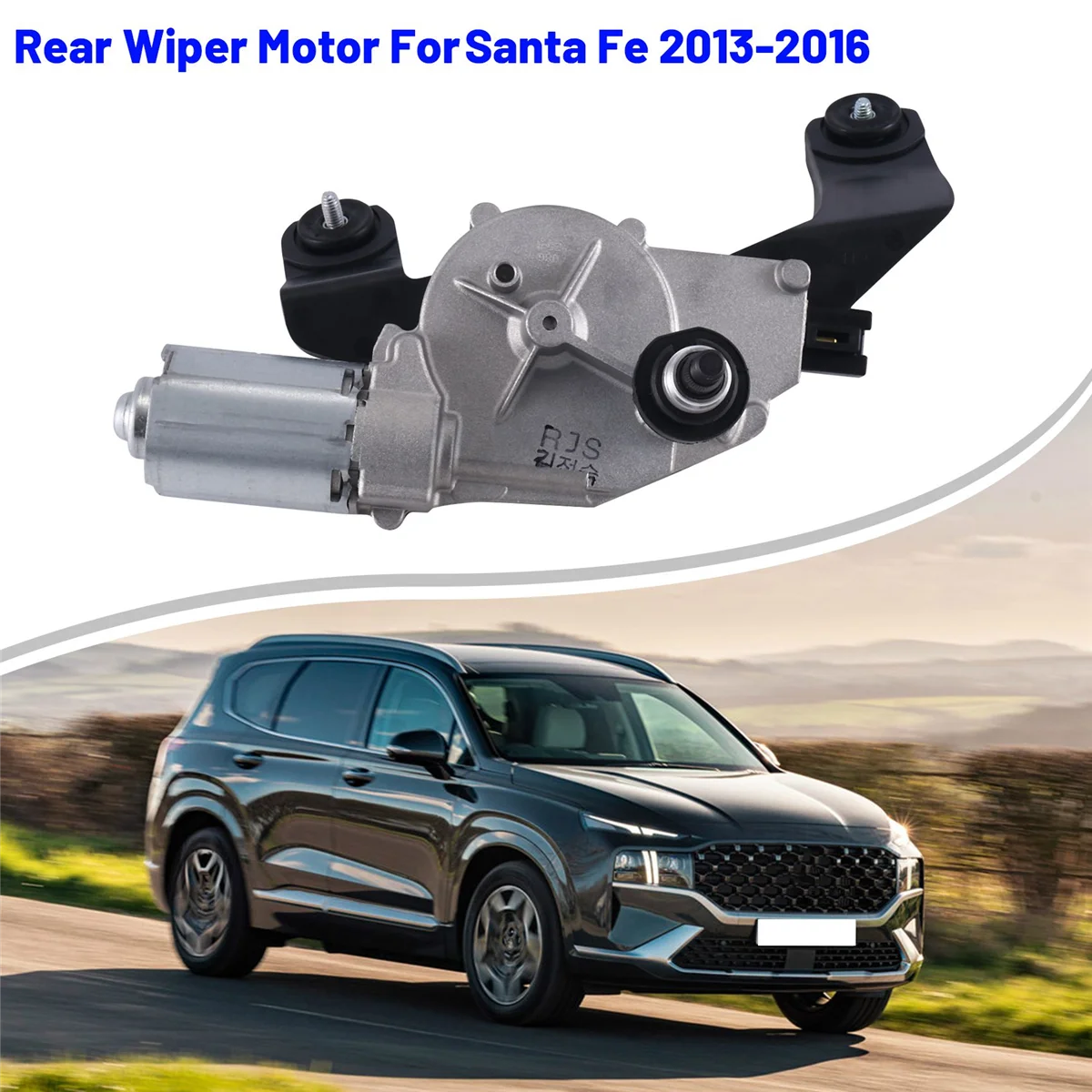 987002W000 Car Rear Wiper Motor for Santa Fe 2013-2016 98700-2W000 Rear Wiper - £336.04 GBP