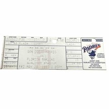 Florida Marlins @ San Diego Padres May 23, 1997 Ticket Stub Gwynn 2Hits Hoffman - £7.86 GBP