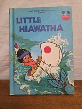 LITTLE HIAWATHA Hardcover Disney&#39;s Book Club Children’s Story 1978 Vinta... - $168.00 MXN
