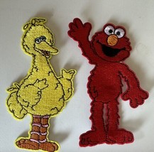 Sesame Street Patches Big Bird and Elmo Set of 2 Patches 5” tall - £9.18 GBP