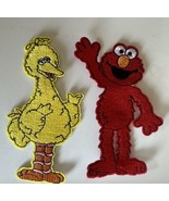 Sesame Street Patches Big Bird and Elmo Set of 2 Patches 5” tall - $12.20