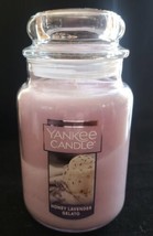 Yankee Candle - Honey Lavender Gelato  - Large 22oz Jar Candle - Single Wick - £17.64 GBP