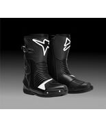 Boots Alpinestars black Mens riding tech leather us waterproof men bike ... - $245.00